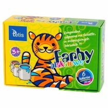 Farby plakatowe 6 kolorów 20ml TETIS /KF001-A/