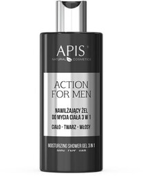 APIS Action For Men Nawilżający żel do mycia