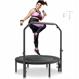 Trampolina mocna fitness z regulowanym uchwytem 104,5 cm