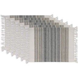 DII Everyday Collection Blat z frędzlami w paski,