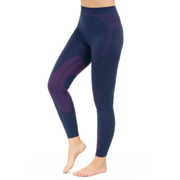Getry termoaktywne damskie Brubeck Dry LE13260 jeansowy/fioletowy