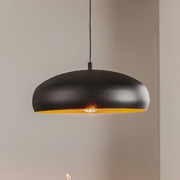 EGLO Lampa wisząca Mogano, możliwość ściemniania, czarny, salon
