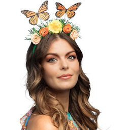 Boland - Opaska Motyl Tiara z kwiatami