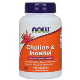 Now Foods Cholina i Inozytol 500 mg, 100
