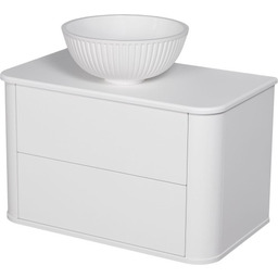 Szafka łazienkowa biała 80 cm LILIA SMOOTH