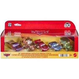 MATTEL Zestaw pojazdów Cars Auta 20-lecie JMJ85 (5