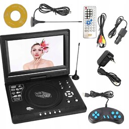 Odtwarzacz DVD Przenośny Samochodowy Usb Konsola Gier Video