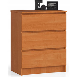 Komoda szafka K60 3 szuflady olcha Akd