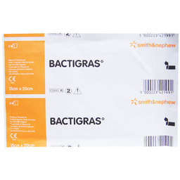 Bactigras Opatrunek gazowy parafinowy z octanem chlorheksydyny 15