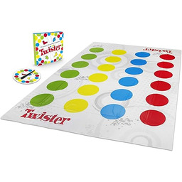 Hasbro Gaming Twister Gra Towarzyska, Wielokolorowy, Od 8