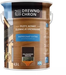 Drewnochron Impregnat Extra Powłokotwórczy Palisander Średni 4,5l