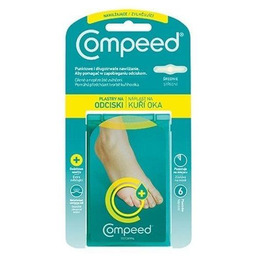 Compeed Plastry nawilżające na odciski średnie, 6 szt.
