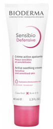 Bioderma Sensibio Defensive Krem do skóry wrażliwej, 40