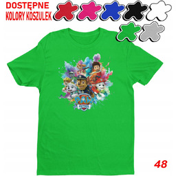 Dziecięca Koszulka Z Nadrukiem Psi Patrol Duży Wybór