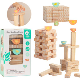 CLASSIC WORLD Gra Edukacyjna Układanie Klocków Ptaków 23