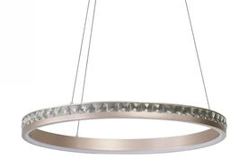 Azzardo Lampa wisząca glamour podłużna CAMELIA LED 60W