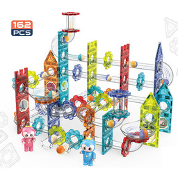 Magnetyczne klocki konstrukcyjne - Tory - zestaw 162