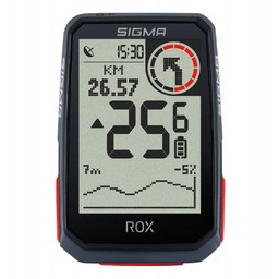 Licznik rowerowy Sigma Rox 4.0 Black Hr Set