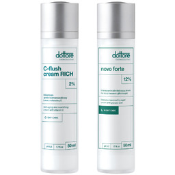 DOTTORE KURACJA ODMŁADZAJĄCA Zestaw C-Flush RICH krem 50ml