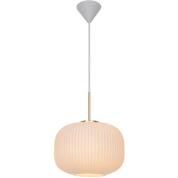 Lampa wisząca MILFORD Nordlux 1xE27 40W Szkło Biały