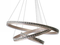 Azzardo Wisząca lampa ringi do salonu CAMELIA metalowa