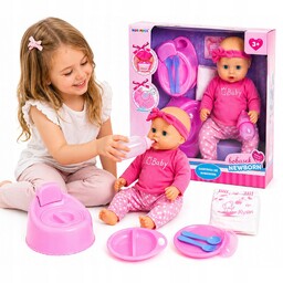 New Born Lalka Sikająca Z Nocnikiem Bobas Bobasek
