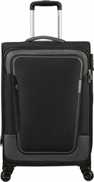 Walizka średnia American Tourister Pulsonic - asphalt black