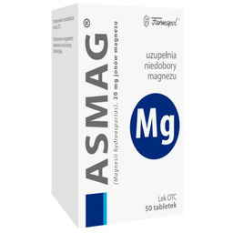 Asmag Niedobór magnezu, 50 tabletek
