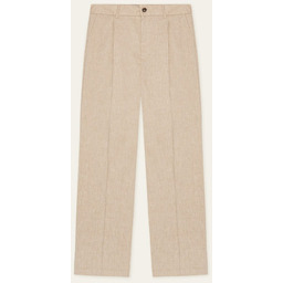 Reece Pleated Slub Suit Pants
