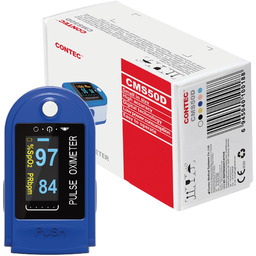 CONTEC CMS50D Pulsoksymetr napalcowy, klasyczny model z certyfikatem
