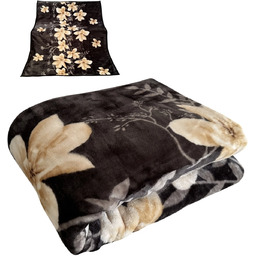 Koc w kwiaty magnolii KW-131