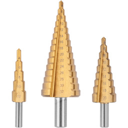 Wiertła stopniowe 4 - 32 mm Tin zestaw