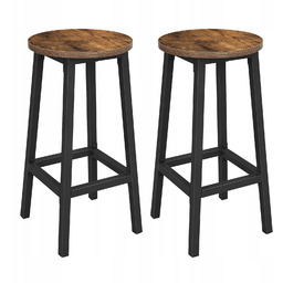 Taboret Rustykalne Zestaw Dwóch Rustykalne Stalowe