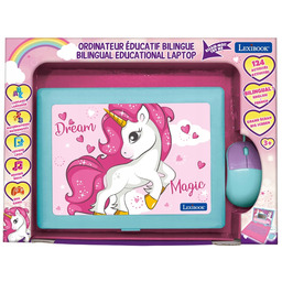 Dwujęzyczny laptop edukacyjny Lexibook Unicorn pol/ang