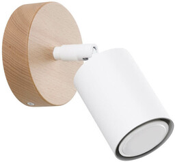 Sollux Lampa ścienna naturalna Verdo SL.1285 tuba drewniana