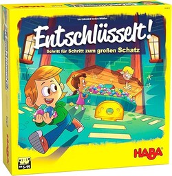 HABA -305876 Rozszyfrowana gra planszowa dla dzieci, wielokolorowa