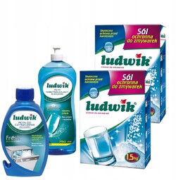 Zestaw Ludwik 2x płyn do zmywarki + 2x