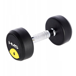 Hantla gumowana Sztangielka ciężarek 6kg Hg Pro Hms