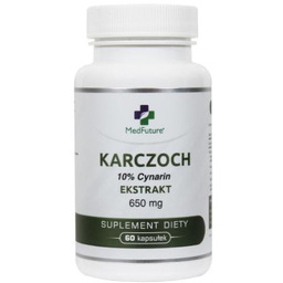 Karczoch ekstrakt 650mg MedFuture, 60 kapsułek
