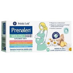 Prenalen Mdłości Gastro komfort, 24 tabletki do ssania