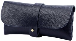 Skórzane etui na okulary damskie marki Gregorio
