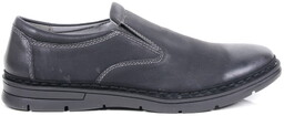 Męskie Półbuty Wsuwane Buty Casual Haver Ab137A-7 Czarne