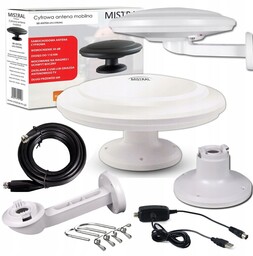 Mistral Ufo Cyfrowa Antena Mobilna Samochodowa Tv