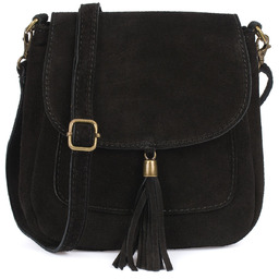 Torebka skórzana Damska Zamszowa Listonoszka retro X40