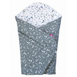 Motherhood Rożek bawełniany z wkładem kokosowym Listki niebieskie