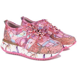 Sneakersy damskie Laura Vita DELPHINE 07 CERISE SL6006-7BS25