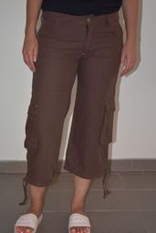 3/4 spodnie damskie BROKENBONE BB Pants Brown