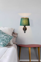 Faro Barcelona Kinkiet lampa ścienna Savoy zielona