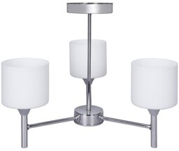ACTIVEJET Lampa sufitowa AJE-Mira 3P Biało-srebrny