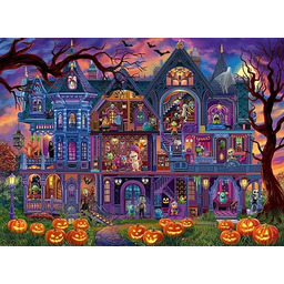 Kinderpuzzle 100 XXL Teile - Monsterhafte Hausparty